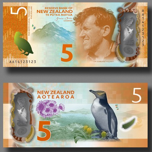 Buy NZD $5 Bills