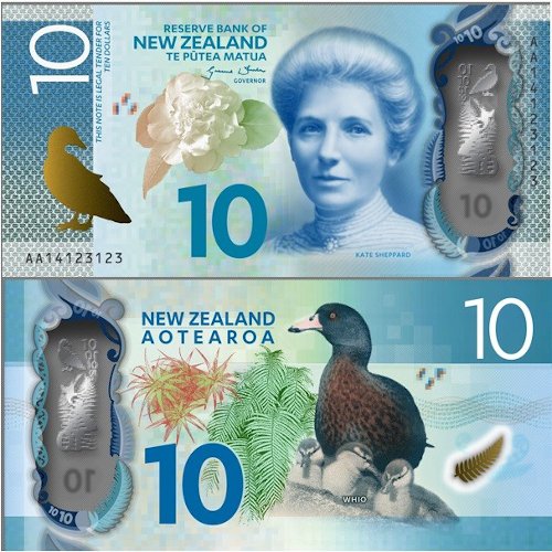 Buy NZD $10 Bills