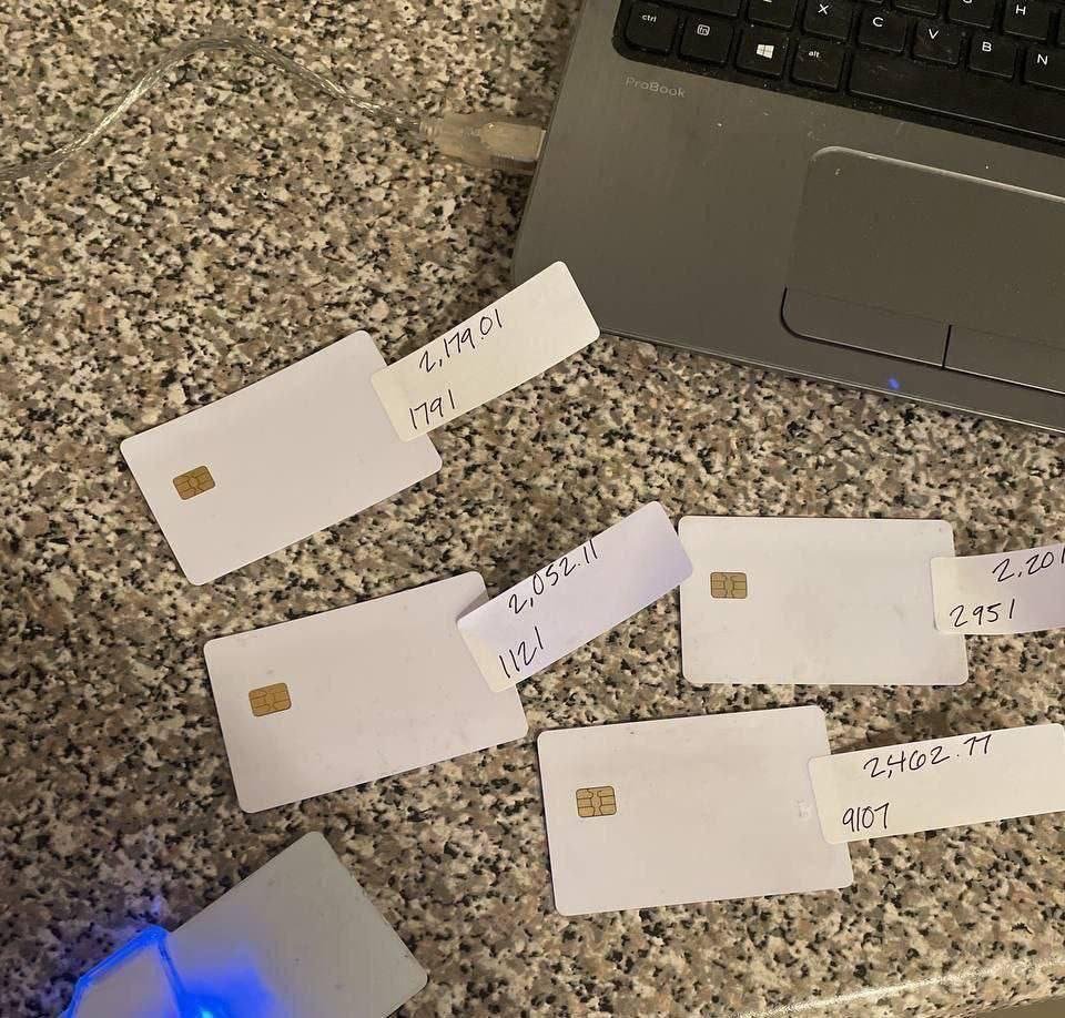 Cloned credit cards